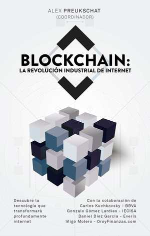 portada del libro blockchain la revolución industrial de internet