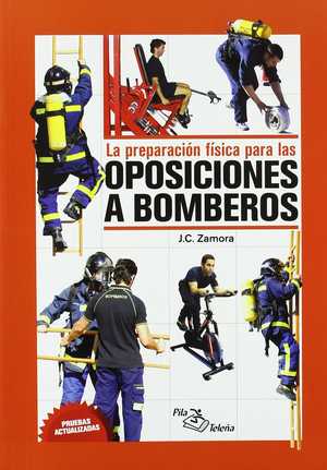portada del libro la preparación física para las oposiciones a bombero