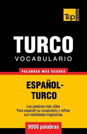 portada del libro vocabulario español turco