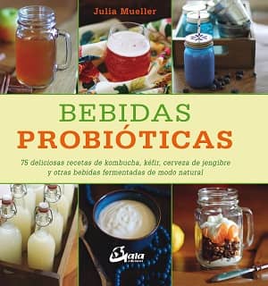 portada del libro bebidas probióticas