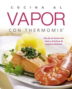 portada del libro cocina al vapor con thermomix