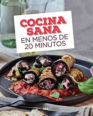 portada del libro cocina sana en menos de 20 minutos