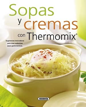 portada del libro sopas y cremas con thermomix